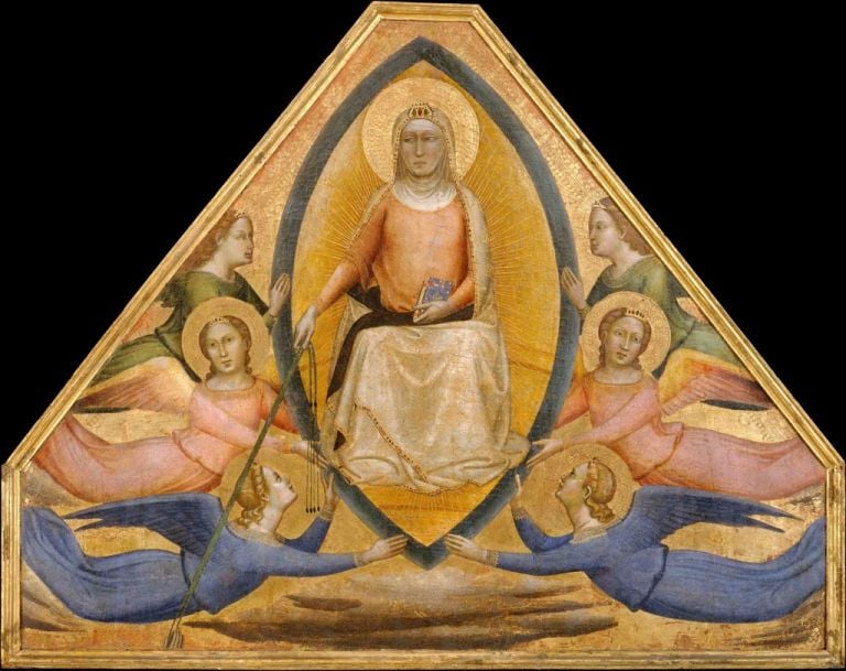 Bernardo Daddi, Assunta dalla Pala dell’Assunta (cuspide), 1337-38. New York, The Metropolitan Museum of Art, Robert Lehman Collection