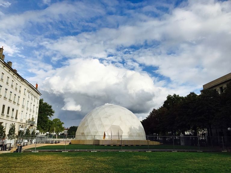 Biennale di Lione 2017. Richard Buckminster Fuller, Radome, 1957