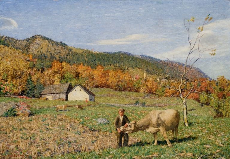 Carlo Fornara, Sole d’ottobre, 1924. Domodossola, Collezione Poscio