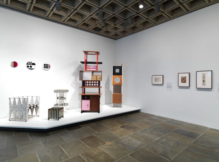 Ettore Sottsass. Design Radical. Exhibition view at MET Breuer, New York 2017. Courtesy The Metropolitan Museum of Art. Photo Anna Marie Kellen