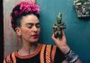 NYBG Frida Kahlo figurine photo by Nickolas Muray