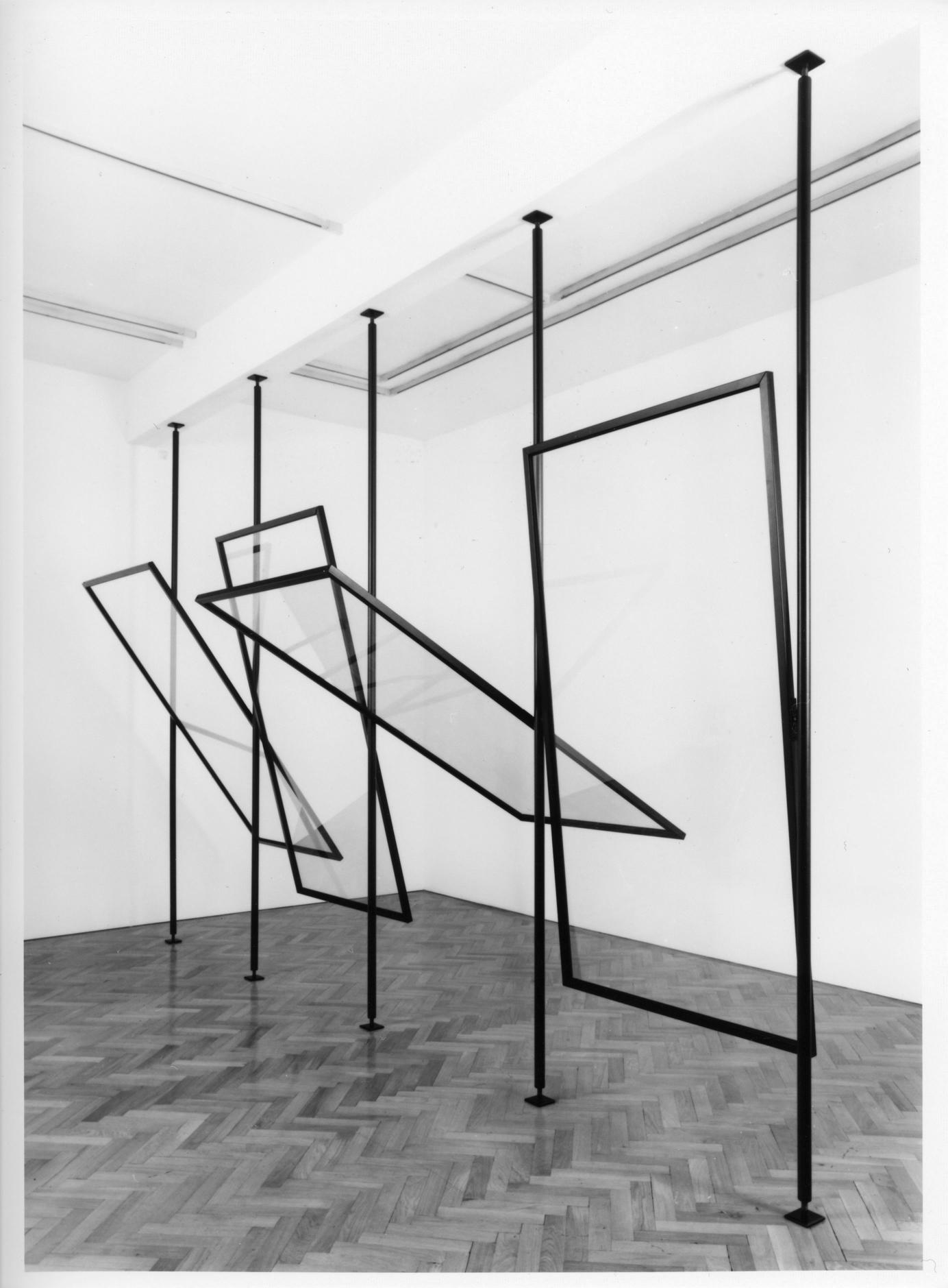 Gerhard Richter, 4 pannelli di vetro,1967