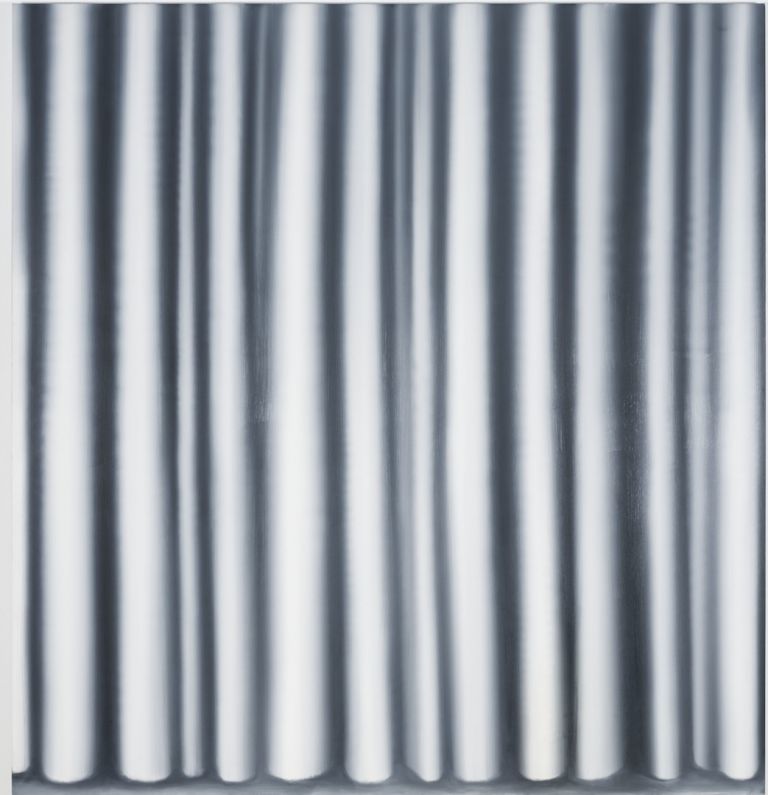 Gerhard Richter, Curtain IV, 1965, Oil on canvas, 200 cm x 190 cm, Kunstmuseum Bonn, Photo David Ertl