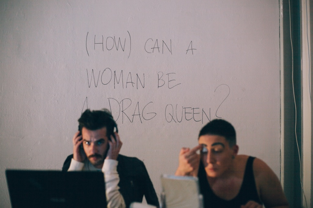 Giorgia De Santi, (How) Can a Woman be a Drag Queen?, Viafarini, Milano 2017. Photo Caterina Ragg