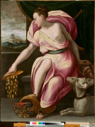 Girolamo Macchietti, La Liberalità e la Ricchezza (Proserpina), 1565 ca. Venezia, Galleria Giorgio Franchetti alla Ca’ d’Oro