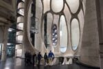 Heatherwick Studio, Zeitz MOCAA, Cape Town. Atrium at night. Photo Iwan Baan