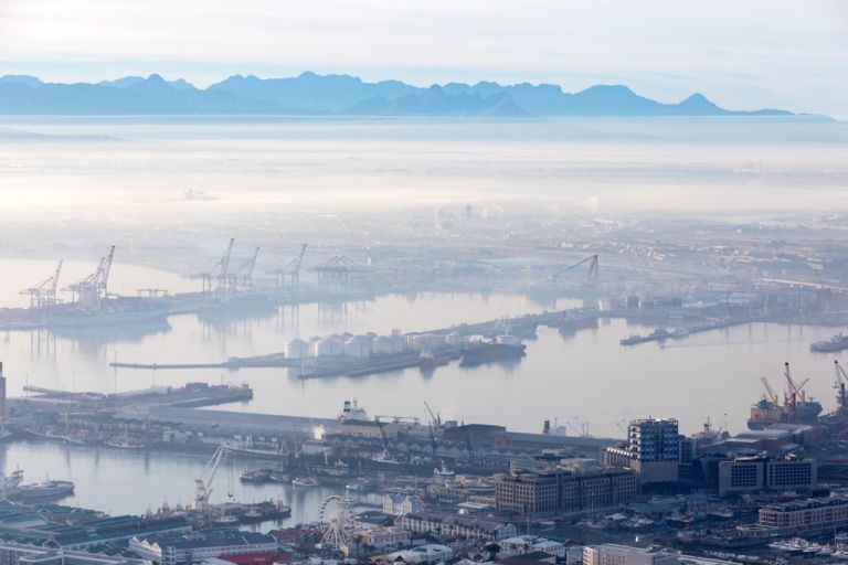 Heatherwick Studio, Zeitz MOCAA, Cape Town. Harbour view. Photo Iwan Baan