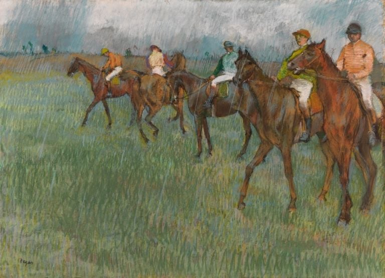 Jockeys in the Rain, about 1883-86