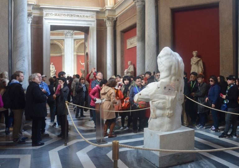 Il pubblico dei Musei Vaticani. Foto © Musei Vaticani