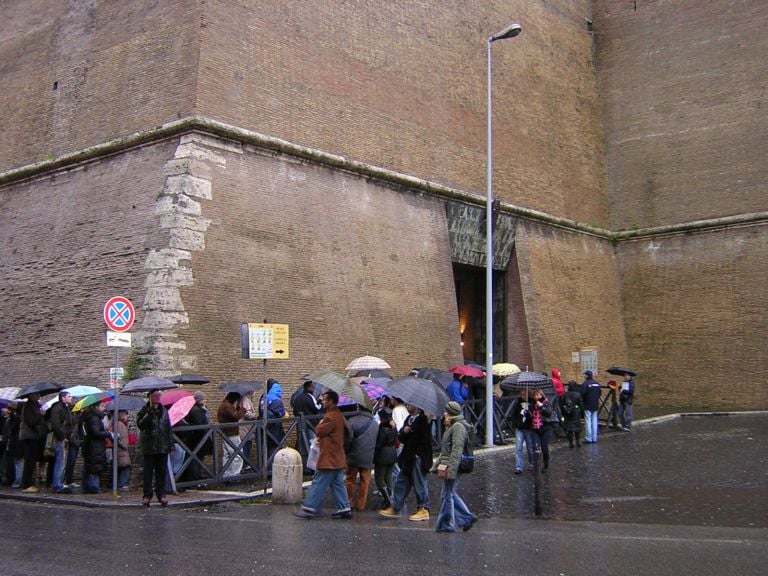 Il pubblico dei Musei Vaticani. Foto © Musei Vaticani