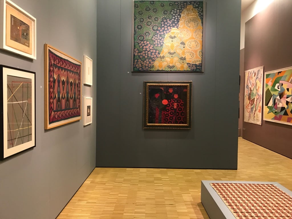 Intrecci del Novecento. Exhibition view at La Triennale di Milano, 2017