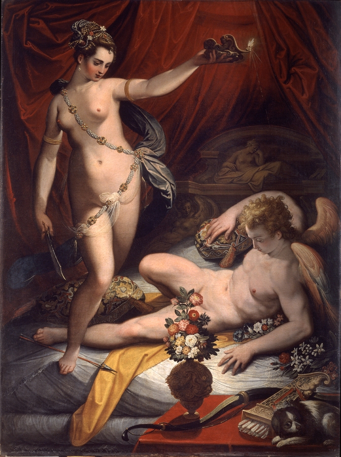 Jacopo Zucchi, Amore e Psiche, 1589. Roma, Galleria Borghese