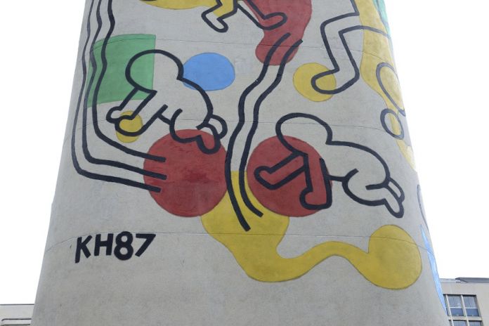 Keith Haring, Tower Necker. Photo T. Jacob ® Keith Haring Foundation, Courtesy Noirmontartproduction, Paris