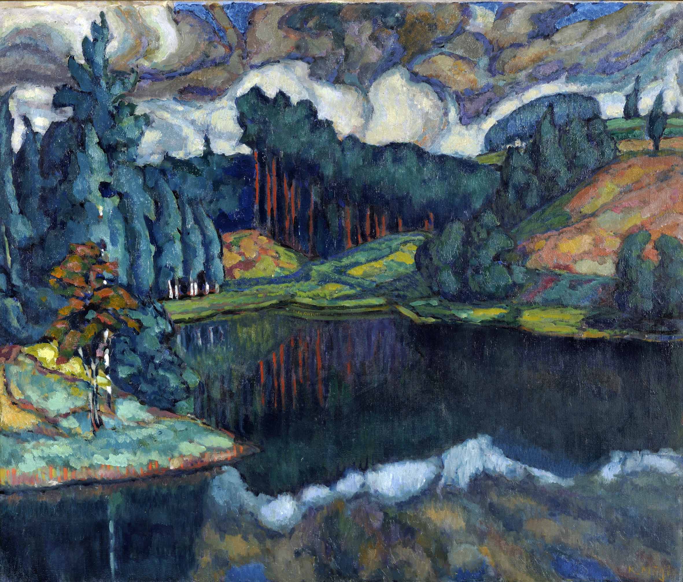 Konrad Mägi, Lago di Kasaritsa. 1916 17. Museo nazionale d'arte ...