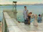 Lawrence Alma-Tadema, Un bacio, 1891. Collezione privata. Courtesy Martin Beisly e Leighton House Museum, Londra