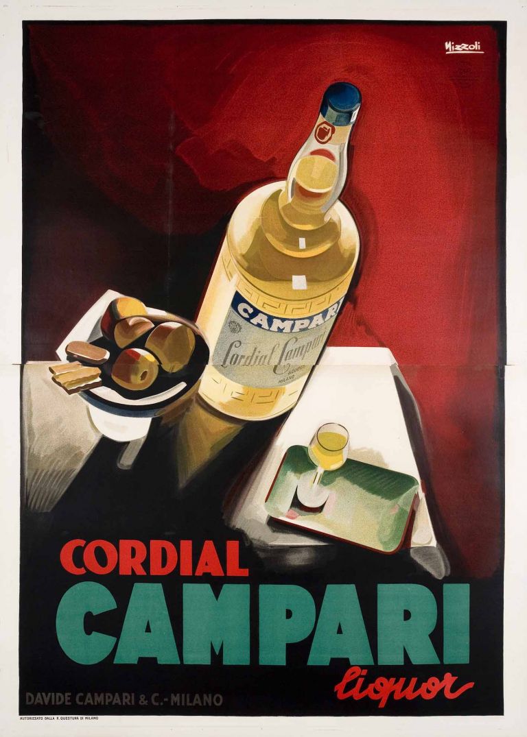 Marcello Nizzoli, Cordial Campari. Galleria L'Image, Alassio