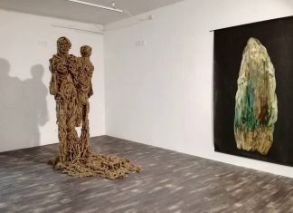 Showcase Sarah Jérôme. Exhibition view at Fondazione Museo Pino Pascali, Polignano a Mare 2017