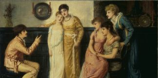 Simeon Salomon, A Youth Relating Tales to Ladies, 1870
