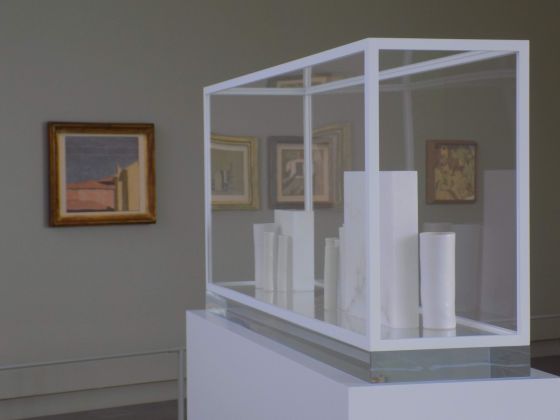 Veduta della mostra Giorgio Morandi/ Edmund de Waal, Artipelag