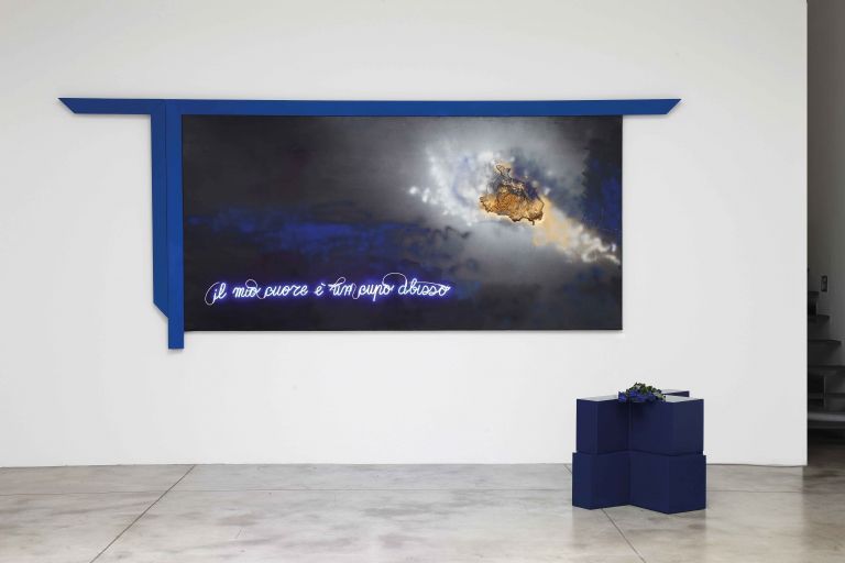 Vettor Pisani, Il mio cuore è un cupo abisso, 2004. Cardi Gallery, Milano 2017. Photo Bruno Bani. Courtesy Fondazione Morra, Napoli e Cardi Gallery, Milano Londra