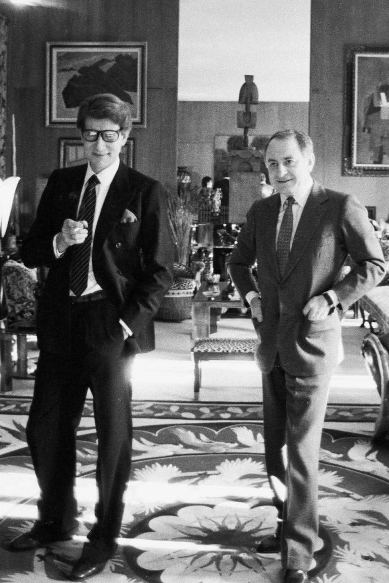 Yves Saint Laurent e Pierre Bergé