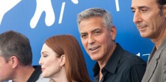 Venezia 74, George Clooney e il cast di Suburbicon ph. Irene Fanizza