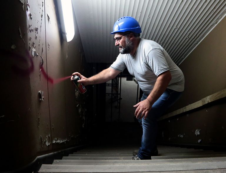 Lavori in corso al Teatro Lirico, foto di Valerio Brambilla