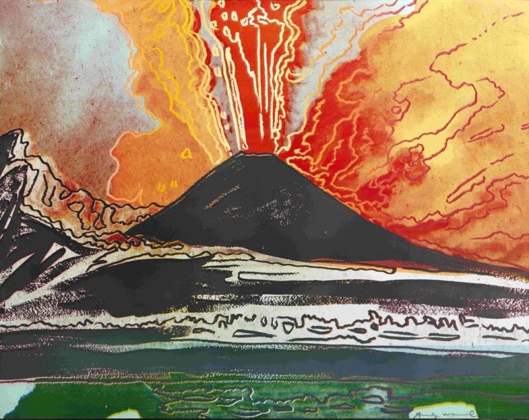 Andy Warhol, Vesuvius (nero), 1985. Collezione Intesa Sanpaolo © The Andy Warhol Foundation for the Visual Arts Inc. by SIAE 2017