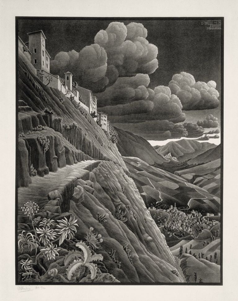 Castrovalva (1930), M.C. Escher © the M.C. Escher Company B.V. All rights reserved. www.mcescher.com