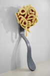 Claes Oldenburg & Coosje van Bruggen, Leaning Fork with Meatball and Spaghetti II, 1994. Photo Ellen Page Wilson