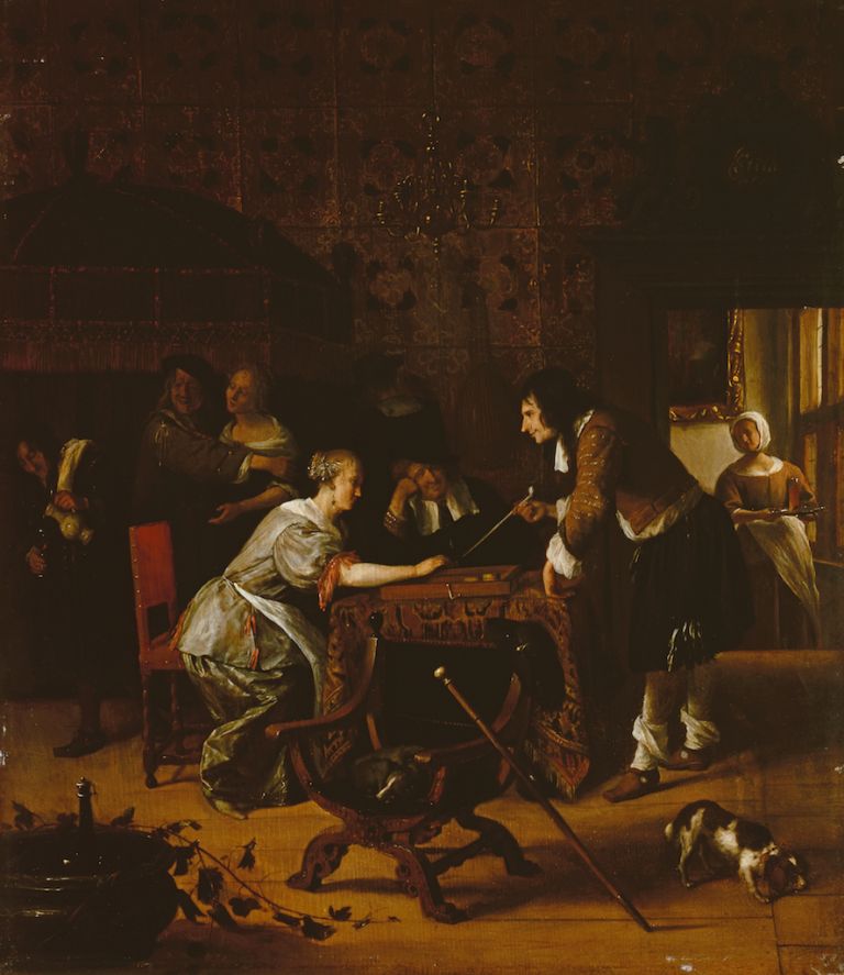Jan Steen, Tric-Trac Players, 1667 © State Hermitage Museum, St Petersburg