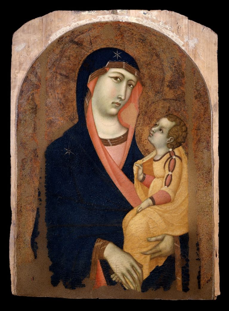 Pietro Lorenzetti, Madonna col Bambino, tempera e oro su tavola, cm. 73x52 Castiglione d’Orcia, chiesa dei Santi Stefano e Degna foto Andrea e Fabio Lensini, Siena