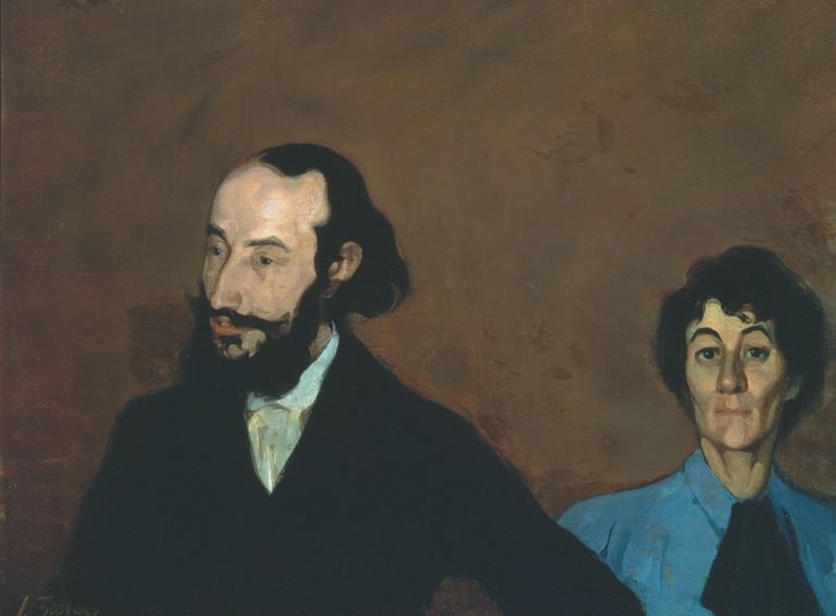 Ignacio Zuloaga, Charles Morice and his wife, 1898 ca. Museo Ignacio Zuloaga. Castillo de Pedraza, Segovia. Photo Album : Oronoz © Ignacio Zuloaga, VEGAP, Madrid, 2017