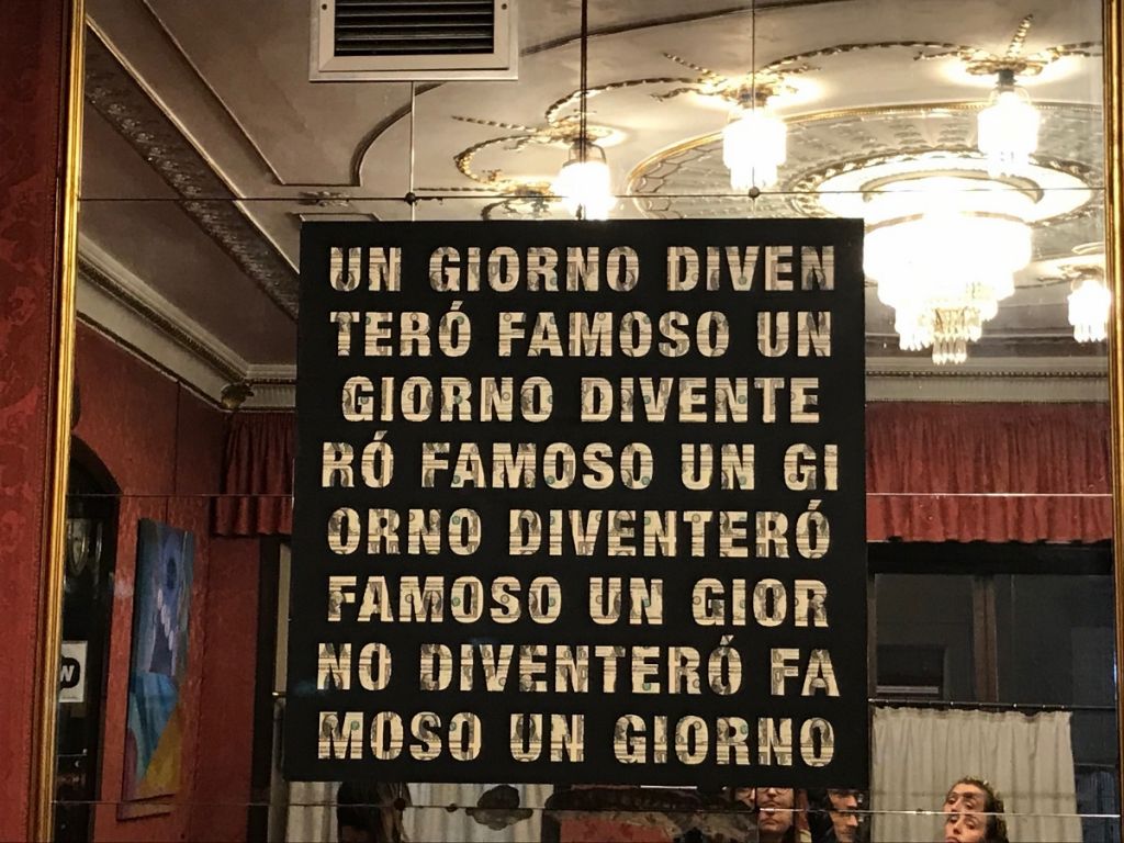 Arte contemporanea allo storico Caffè Fiorio di Torino. 3 outsider da Fiorio, dove andava Cavour