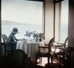 Jacques Henri Lartigue, Bibi au restaurant d'Eden Roc © Ministère de la Culture–France, AAJHL. Courtesy of The CLAIR Gallery