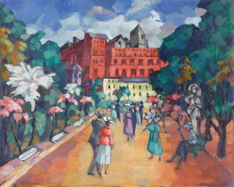 Konrad Mägi, Motivo romano, 1921-22. Museo nazionale d’arte, Estonia