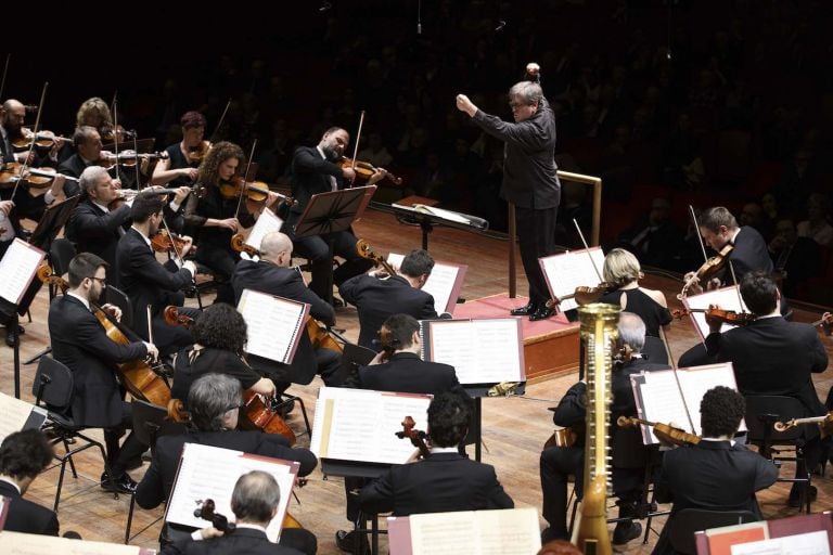 Roma, Auditorium Parco della Musica 27 04 2017 Stagione di Musica Sinfonica Orchestra dell'Accademia Nazionale di Santa Cecilia Antonio Pappano direttore Yuja Wang pianoforte ©Musacchio & Ianniello