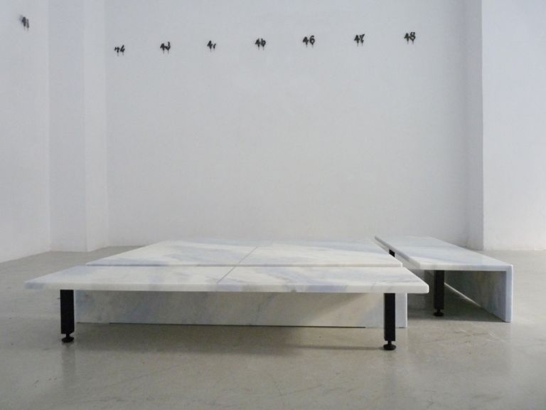 Massimo Bartolini. Bio Biblio. Installation view at Galería Bacelos, Madrid 2017