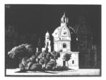 Nocturnal Rome Small Churches, Piazza Venezia (1934), M.C. Escher © the M.C. Escher Company B.V. All rights reserved. www.mcescher.com