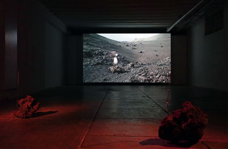 Rä di Martino. Poor Poor Jerry. Installation view at Marsèlleria, Milano 2017. Photo Sara Scanderebech