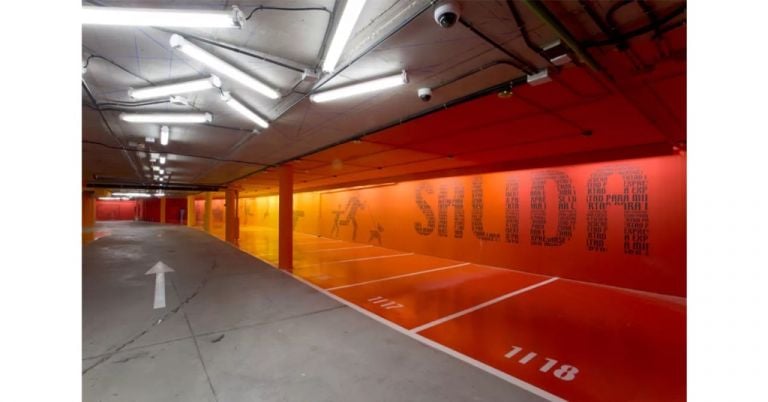 Teresa Sapey Estudio, Parcheggio dell'Hotel Silken Puerta América, Madrid, 2004