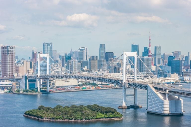 Tokyo Rainbow Bridge. Courtesy Tokyo 2020