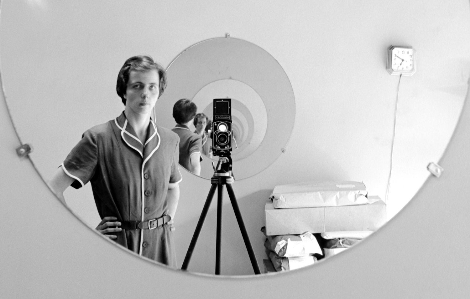 Vivian Maier, Self Portrait, May 5th, 1955. Vivian Maier/Maloof Collection