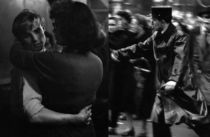 Frank Horvat, 1959, London, UK, dancing couple in Soho - 1956, Paris, France, flic (french policeman) (b), 2017, 90 x 120 cm