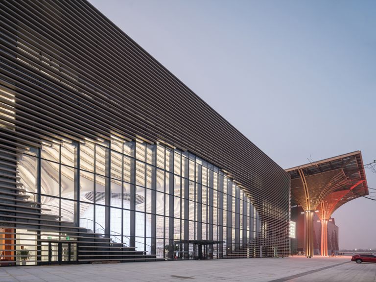 Tianjin Binhai Library. Courtesy Photo Ossip van Duivenbode