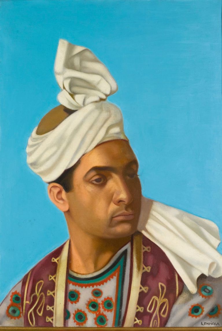 Tamara de Lempicka INDIEN À TURBAN (INDIAN WITH A TURBAN)