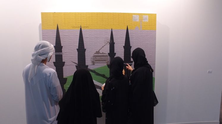 Abu-Dhabi-Art-2015-Gallery-Hall-Abdulnasser-Gharem-Galerie-Krinzinger