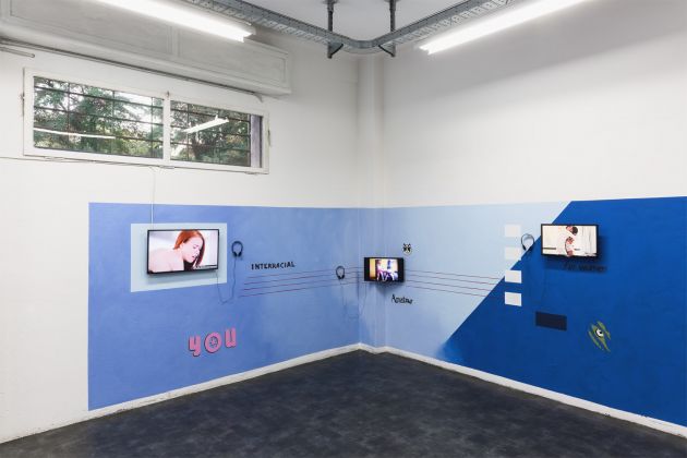 Ann Hirsch. Submarine Society. Exhibition view at . Galleriapiù, Bologna 2017