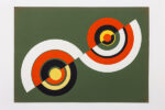 Betty Danon, Dimensione cerchio, 1969-72, collage, cm 50 x 70