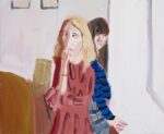 Chantal Joffe, Alba and Esme, oil on board, 2016